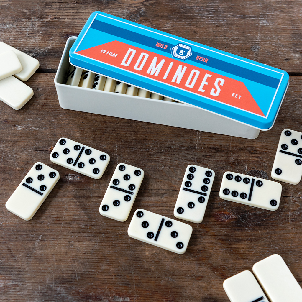 Dominoes in a tin - Wild Bear | Rex London