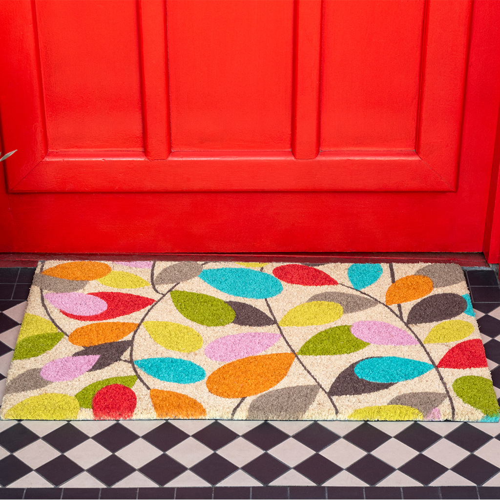Nonslip Coir Doormat Vintage Ivy | Rex London