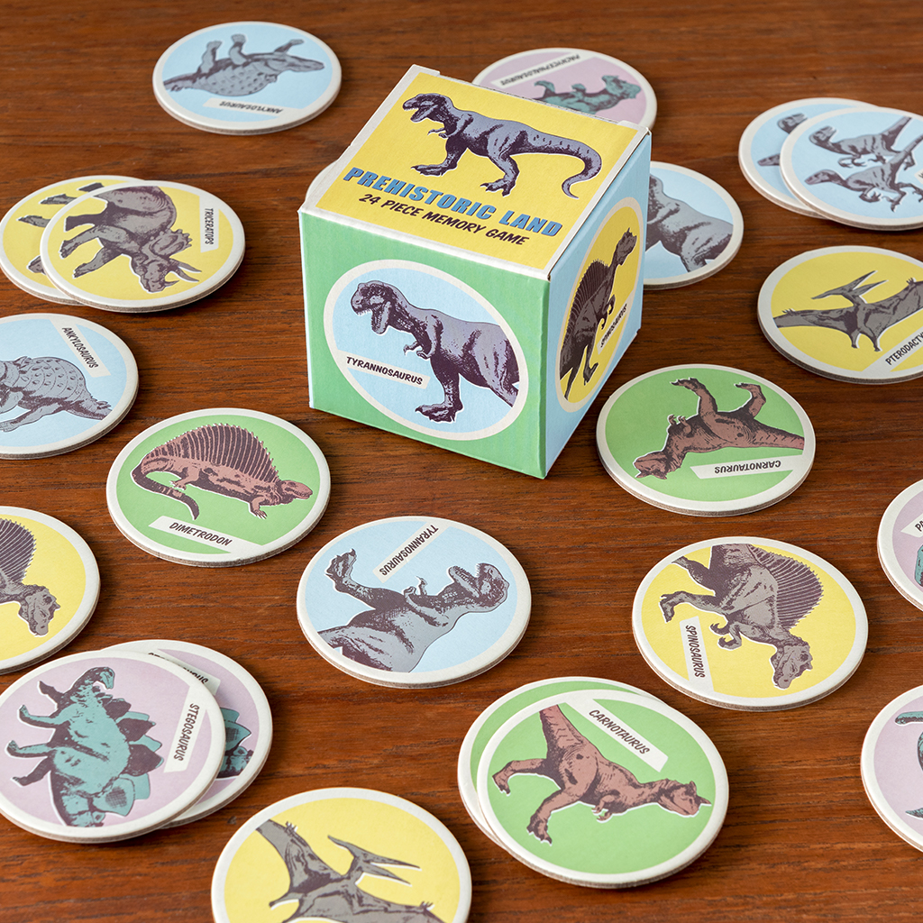 Memory game (12 pairs) - Prehistoric Land | Rex London