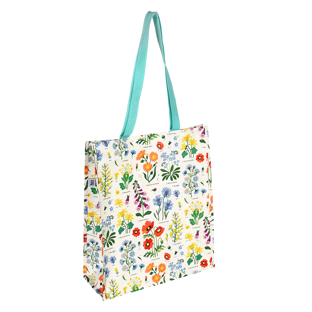 Recycled shopping bag Wild Flowers Rex London