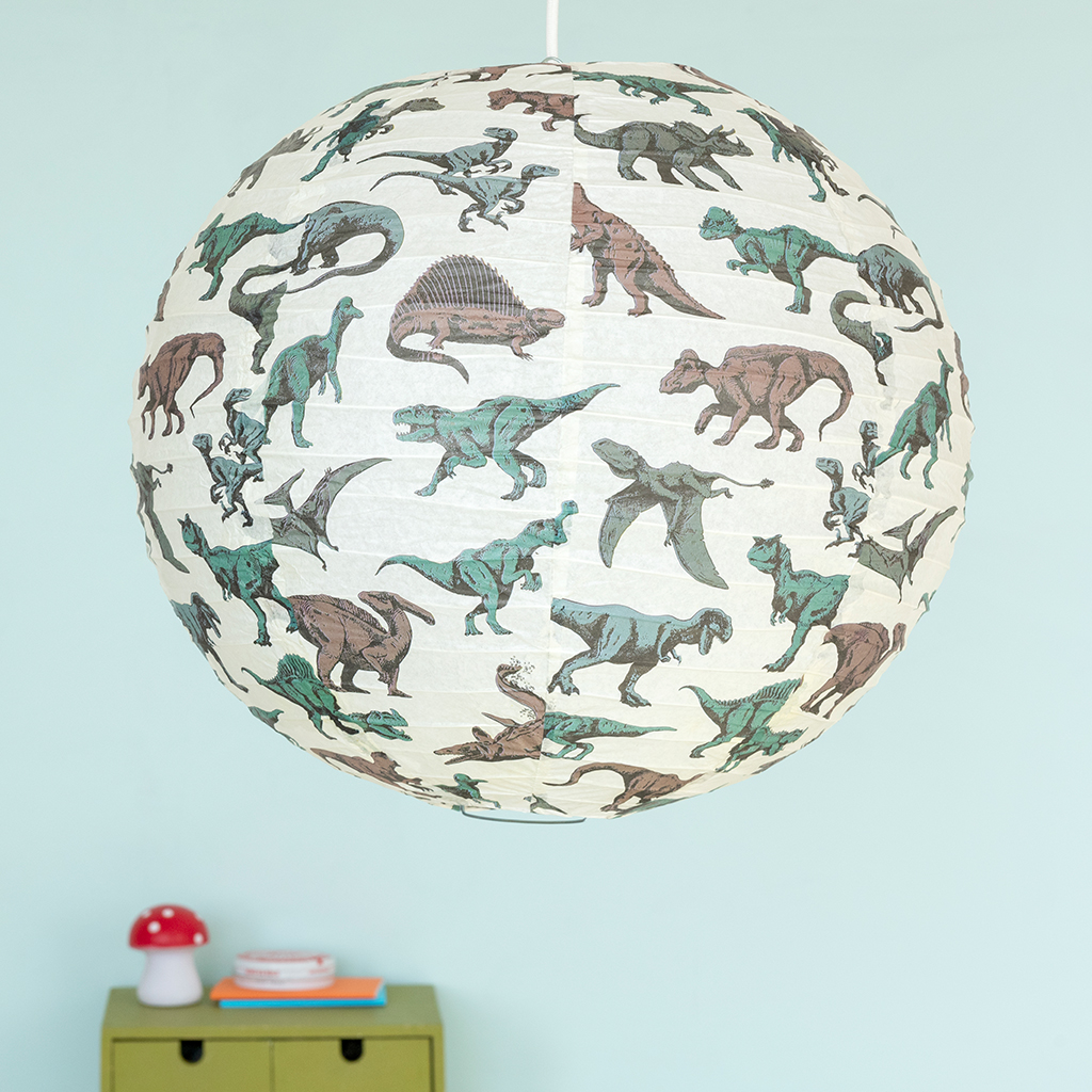 Paper lampshade - Prehistoric Land | Rex London