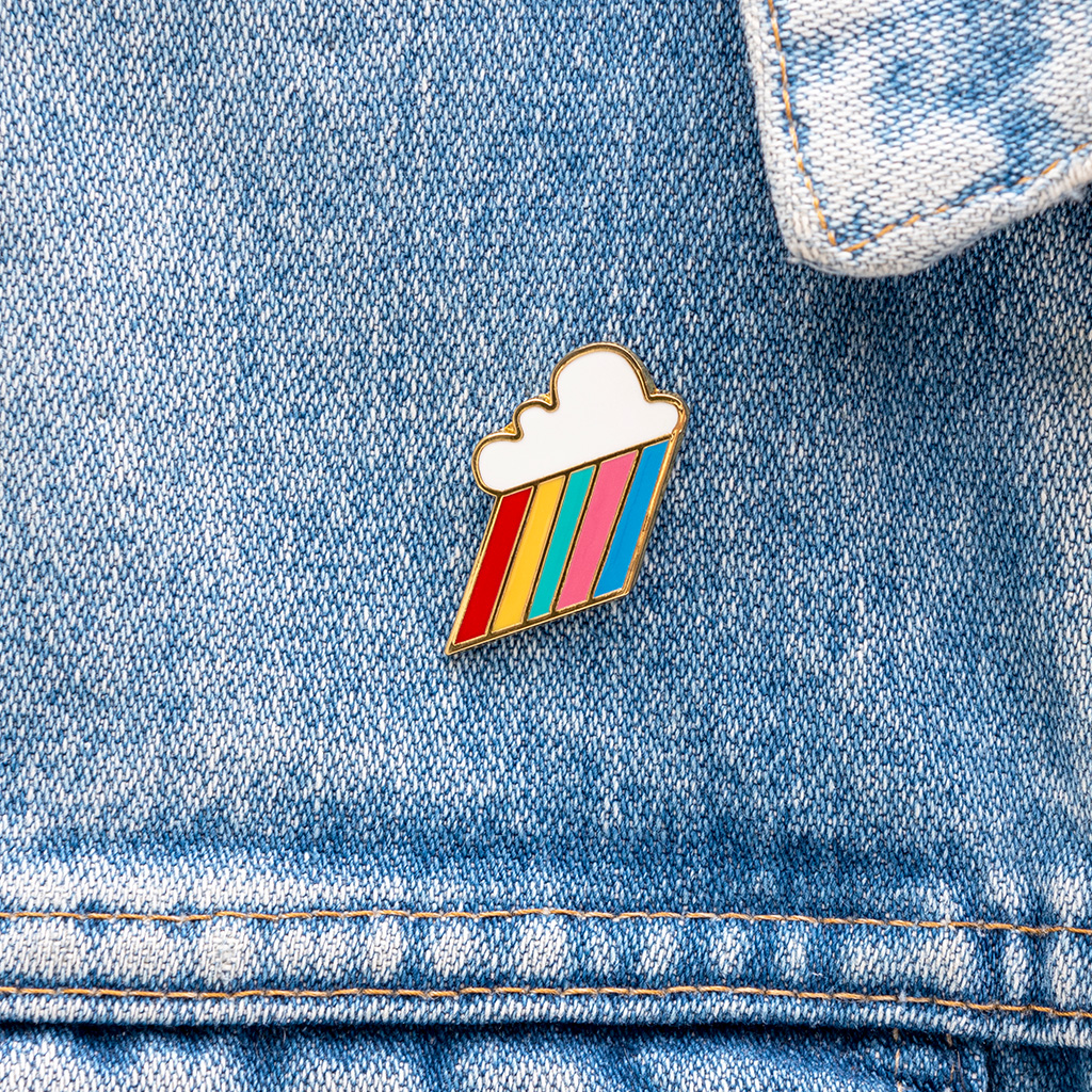 Pin badge - Cloud burst | Rex London