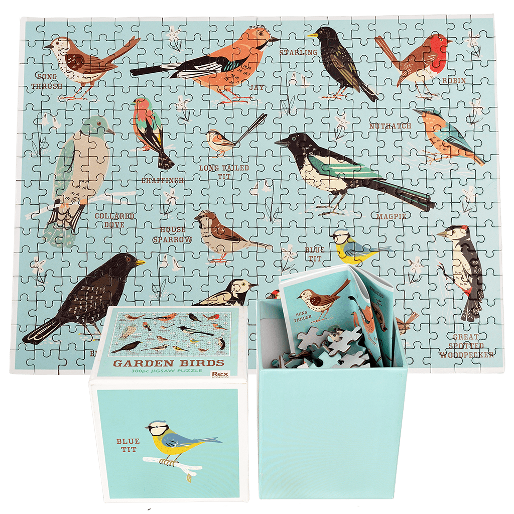 bird レコード 8枚セット！！！ Jigsaw puzzle (1000 pieces) - Garden Birds | ﻿Rex London