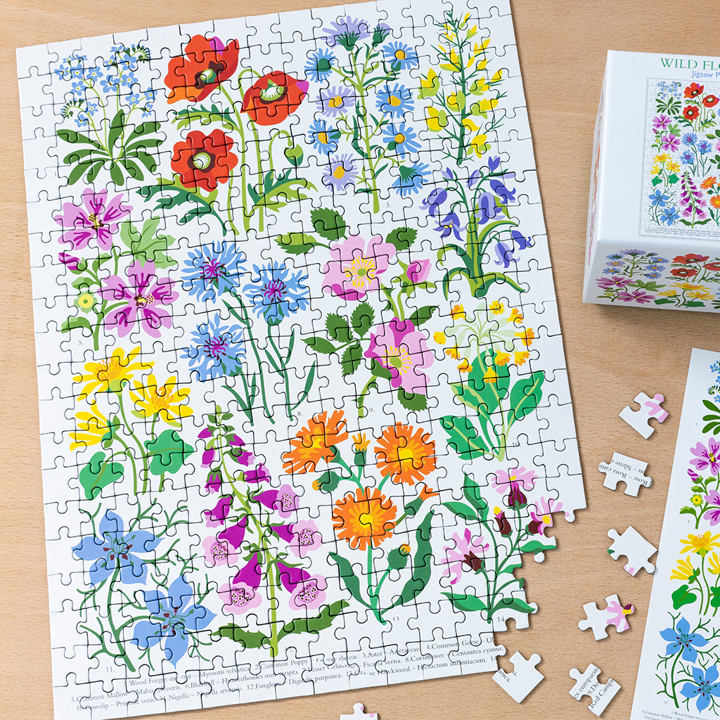 Jigsaw puzzle (300 pieces) - Wild Flowers | Rex London