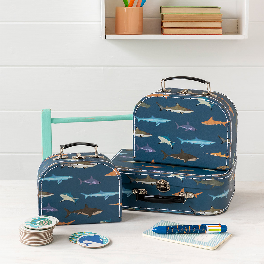 Storage cases (set of 3) - Sharks | Rex London