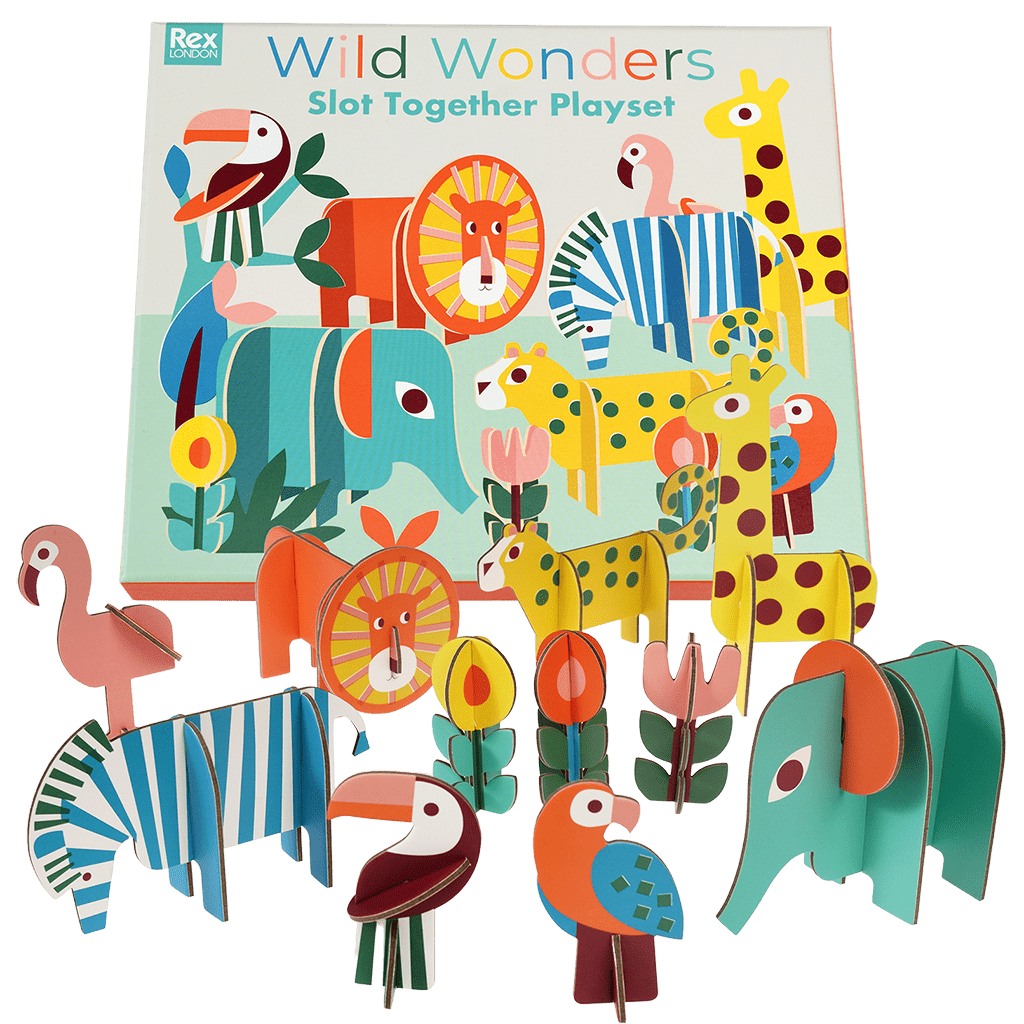 Slot together playset - Wild Wonders | ﻿Rex London