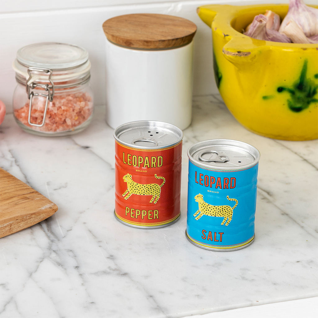 Leopard Salt And Pepper Shakers ﻿Rex London