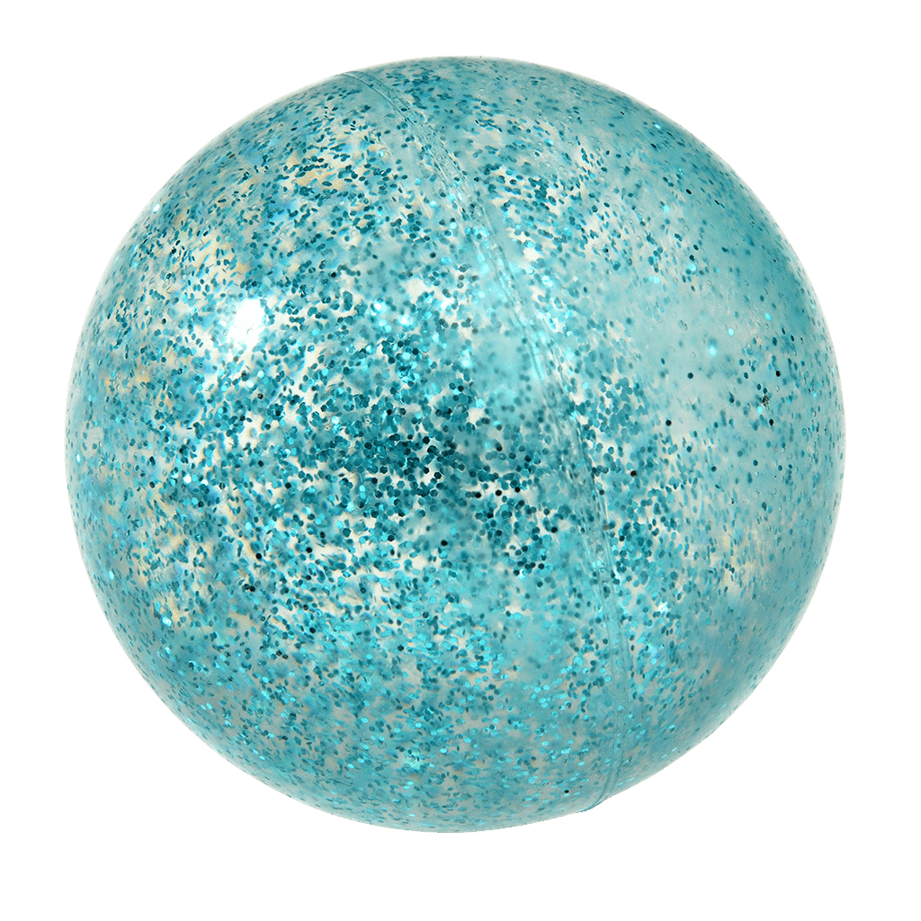 Glitter bouncy ball Blue owl Rex London