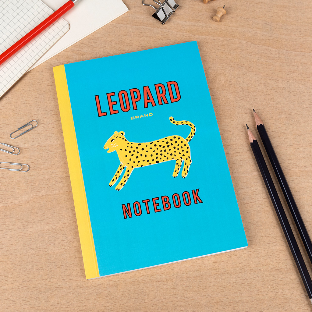 A5 notebook - LEOPARD | ﻿Rex London