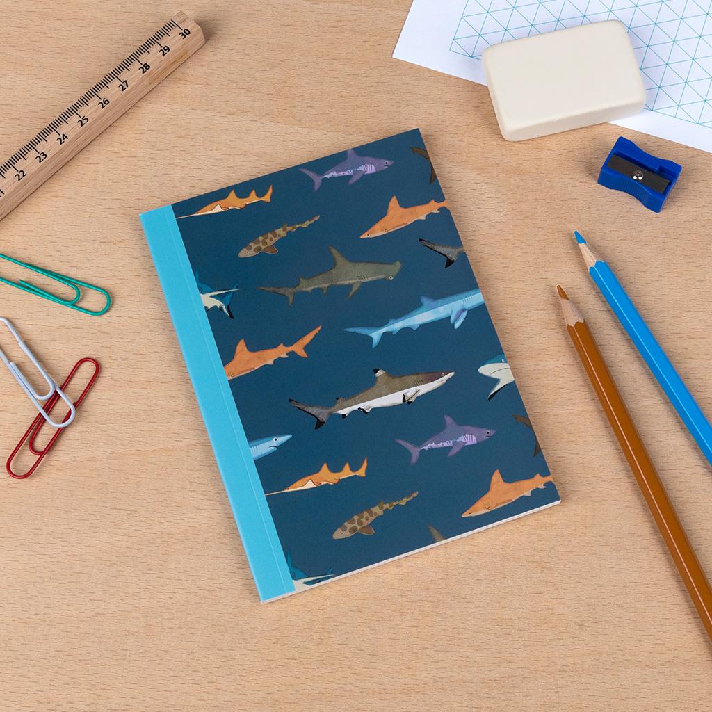 Sharks A6 Notebook | Rex London