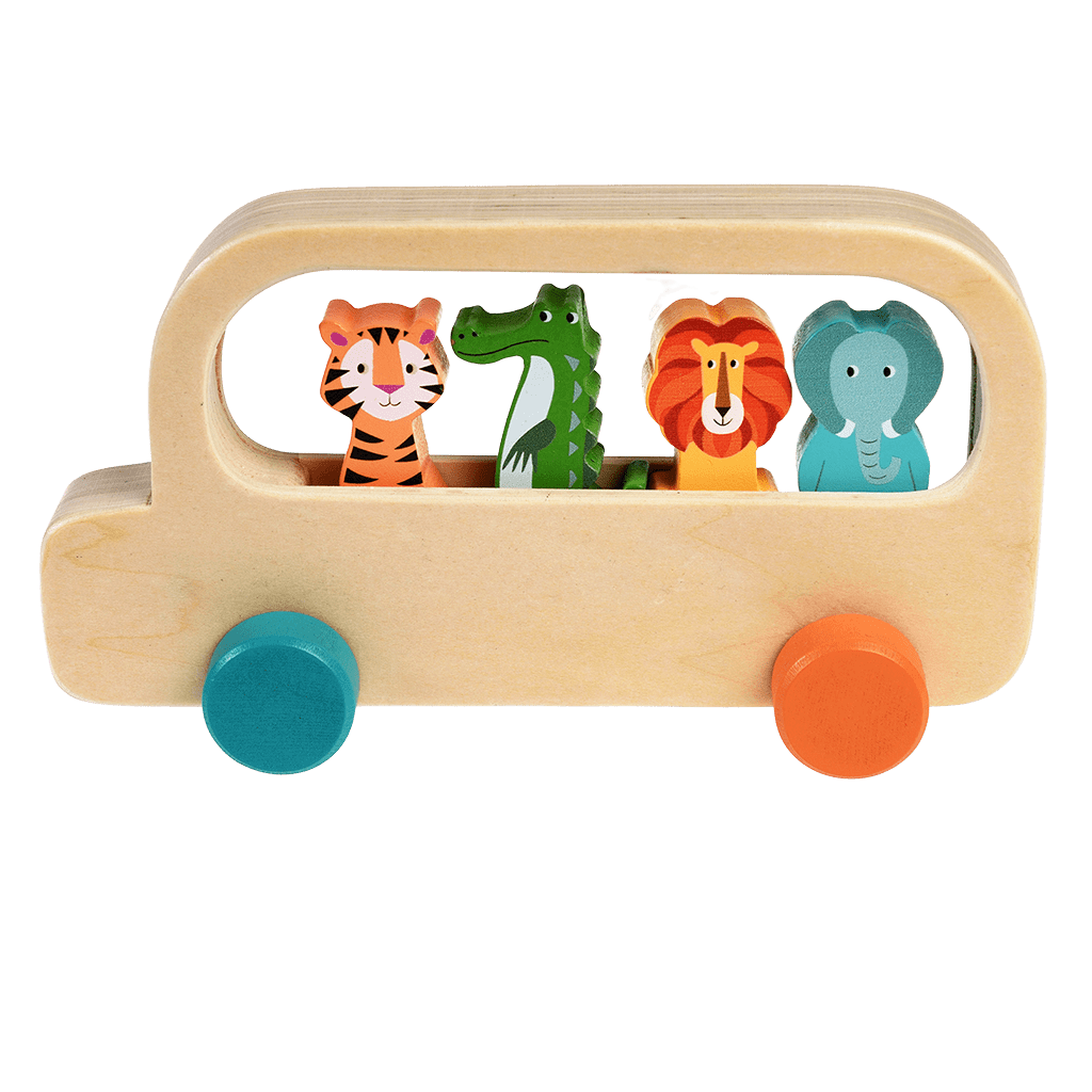 Animal cheap bus toy