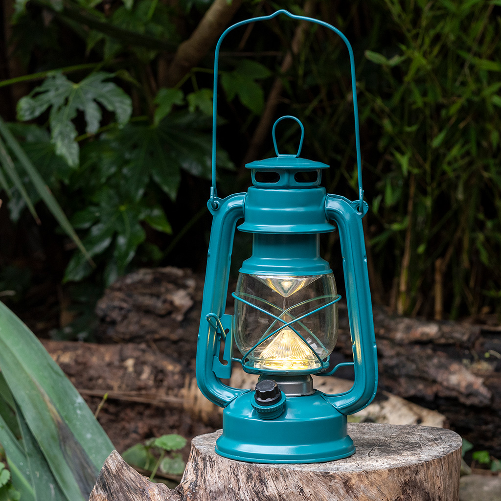 LED hurricane lantern - Spirit of Adventure blue | ﻿Rex London