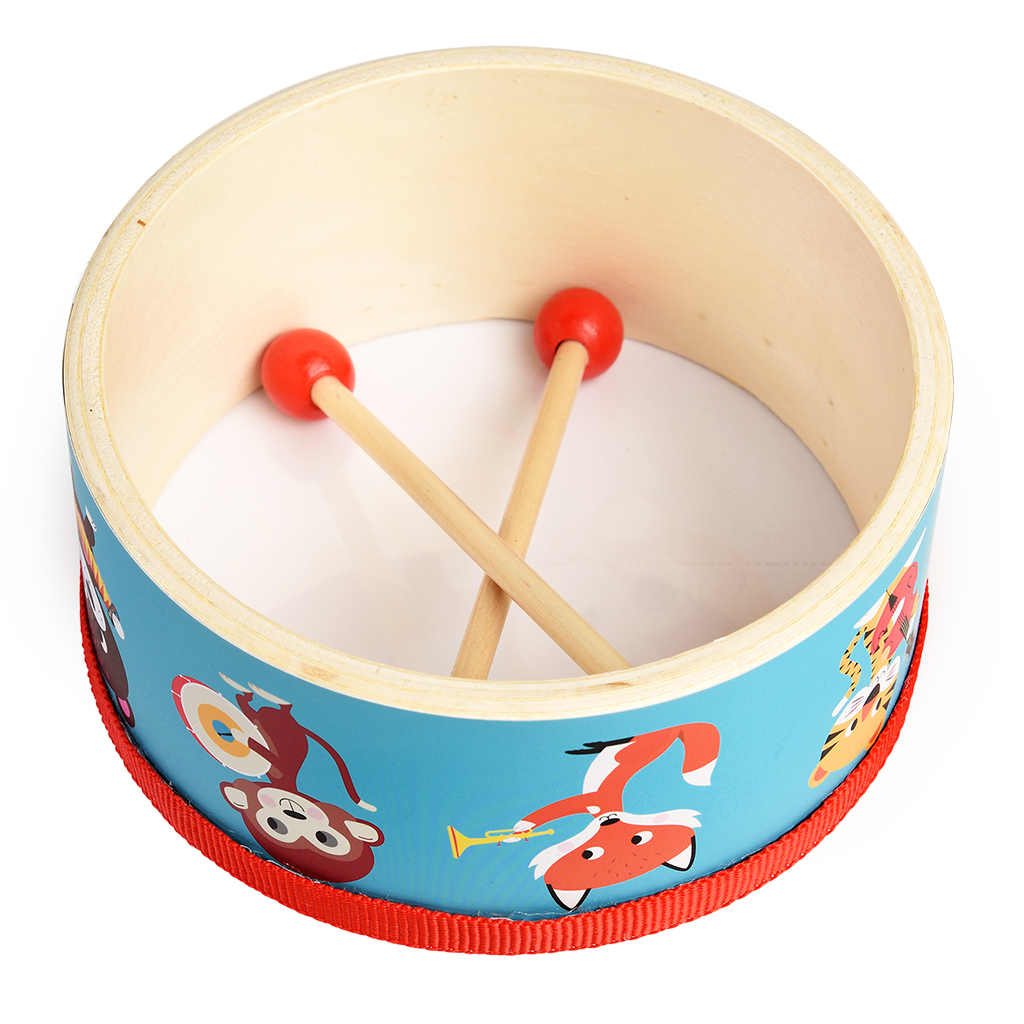 Drum with drumsticks Animal Band