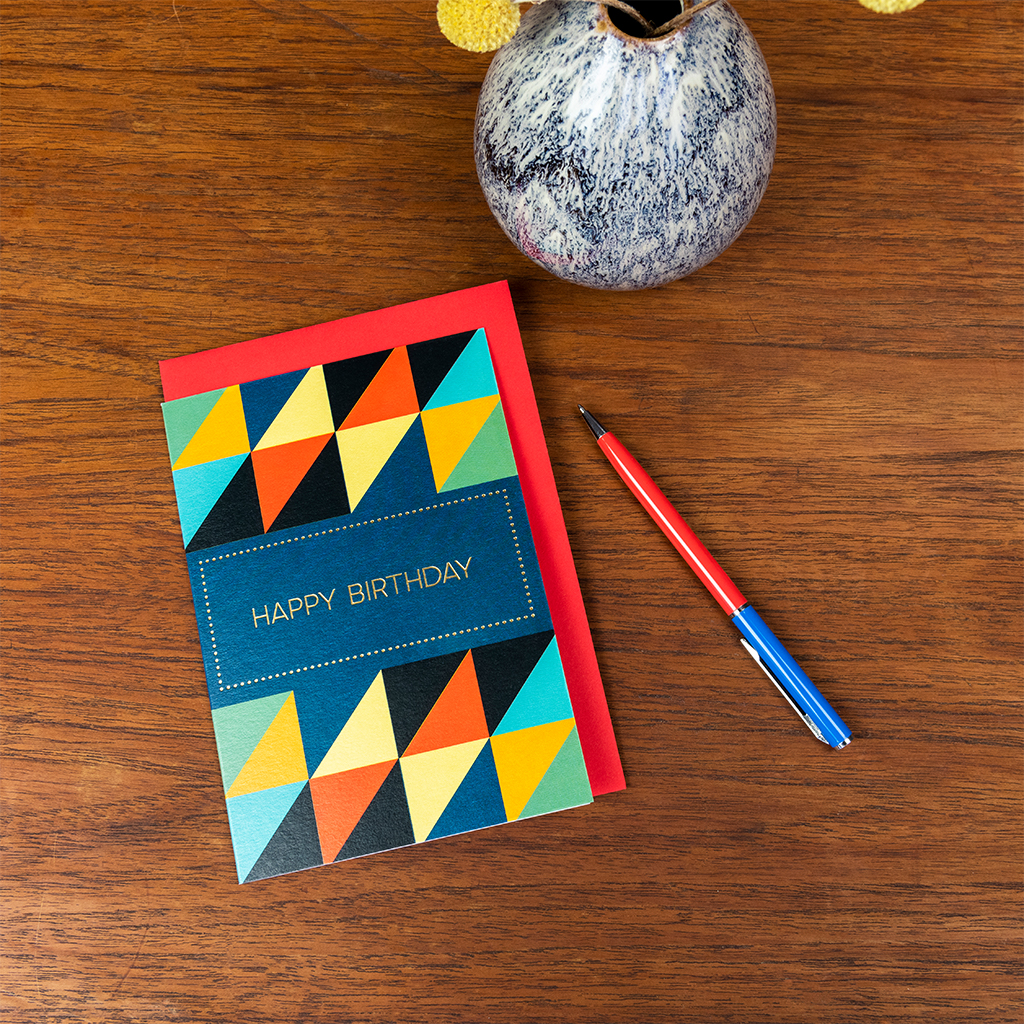 Greetings card - Geometric | ﻿Rex London