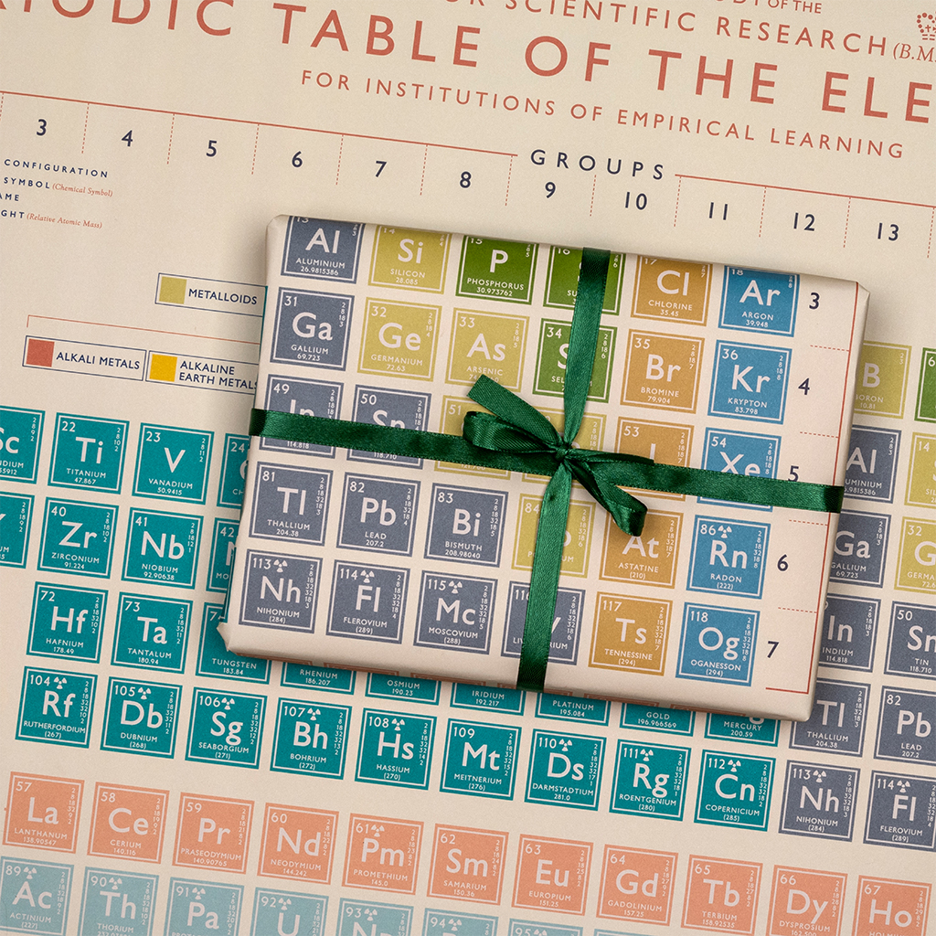 Wrapping paper sheets - Periodic Table | Rex London