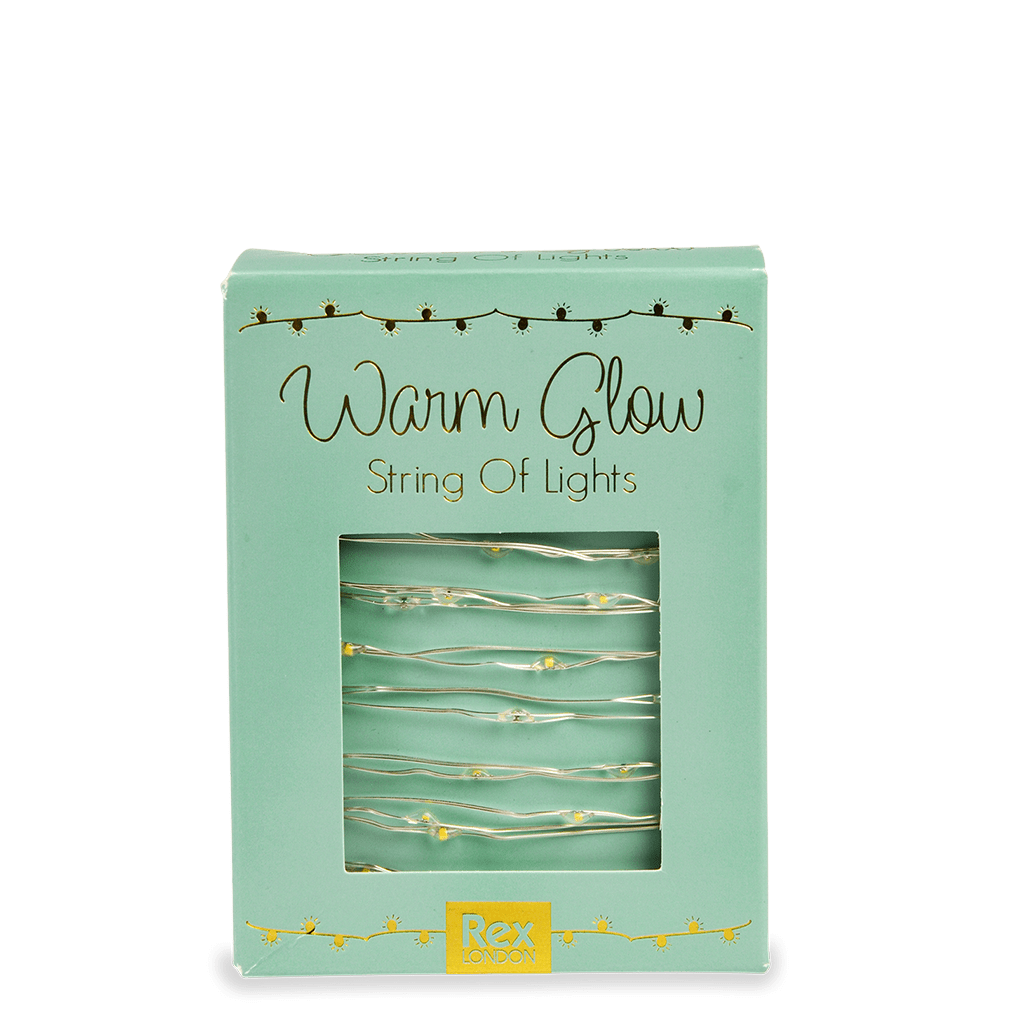 Starry glow string lights indigo deals