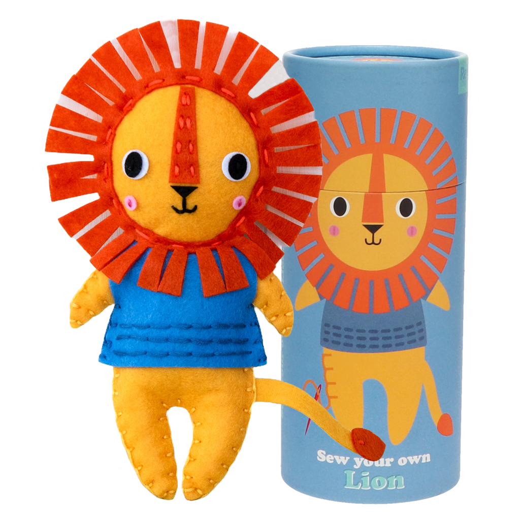 Rex London - Kit De Couture Chat En Peluche - DIY à Coudre Soi-même - Jouet éducatif Créatif - Idée Cadeau Anniversaire