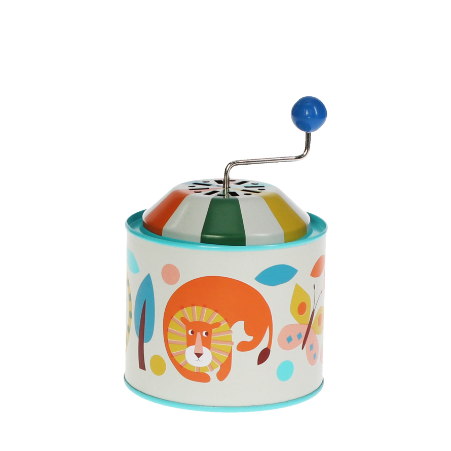 Winding tin music box - Wild Wonders | ﻿Rex London