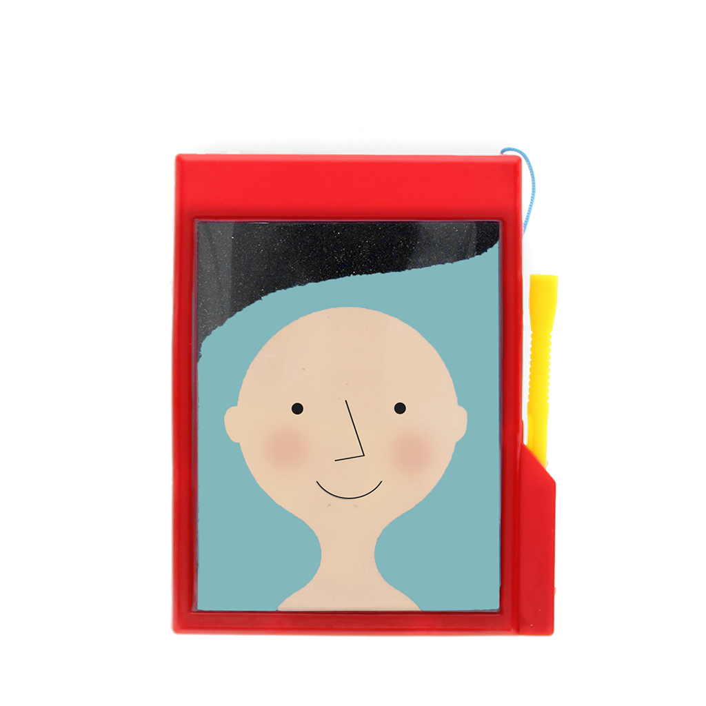 Fuzzy face magnet toy Rex London