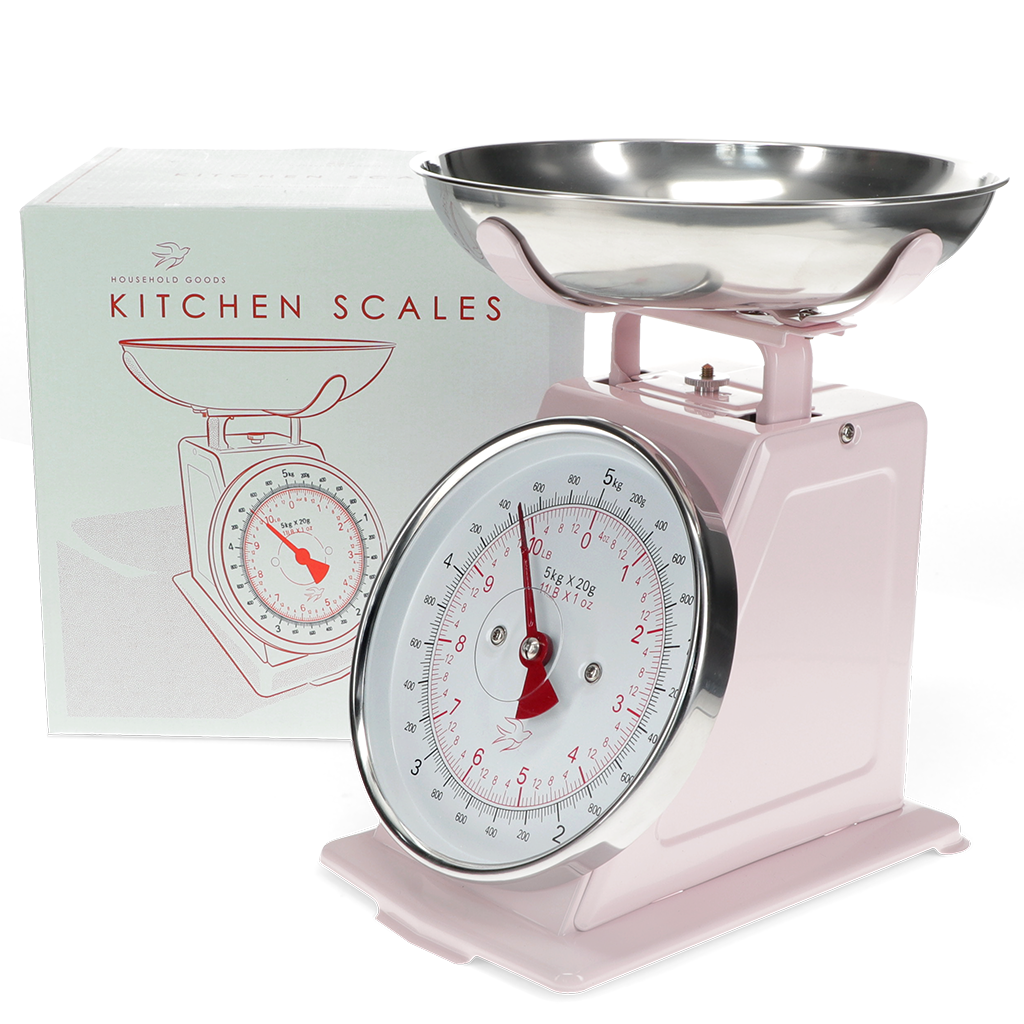Pink kitchen hotsell scales