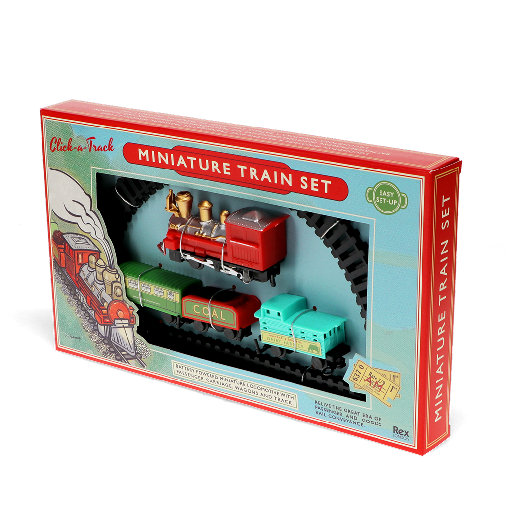 Traditional miniature train set