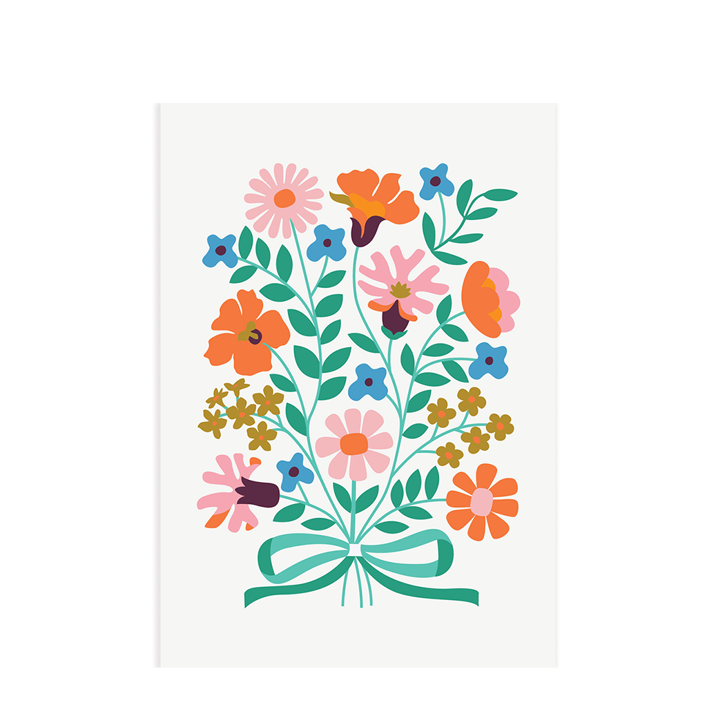 Greetings card - Bunch of flowers | ﻿Rex London