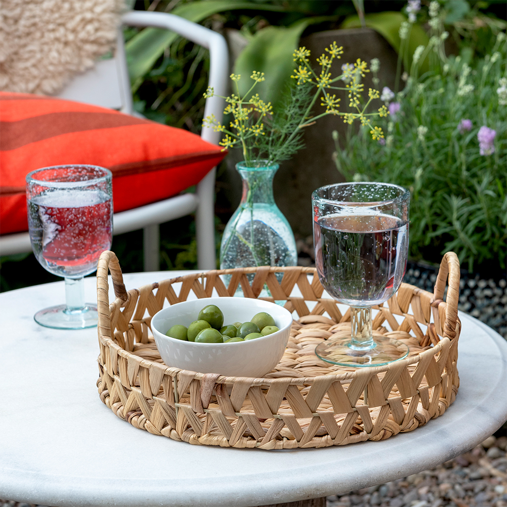 Water hyacinth tray | ﻿Rex London