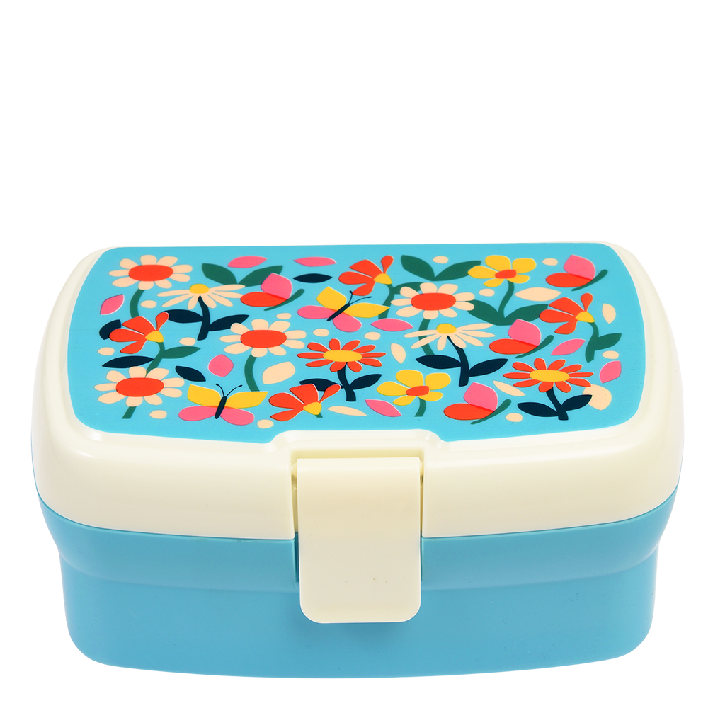 Lunch box with tray - Butterfly Garden | ﻿Rex London