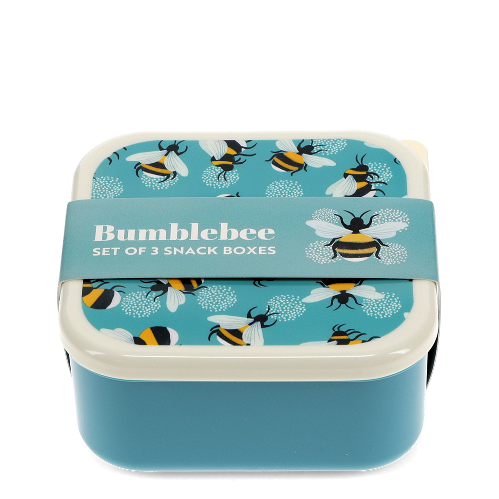 Snack boxes (set of 3) - Bumblebee | ﻿Rex London
