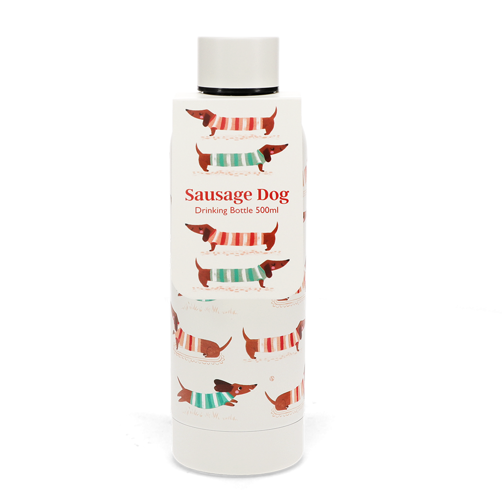 Rex London Borraccia Sausage Dog In Acciaio Inox 500 Ml – Perfetta Per Scuola E Sport - 4