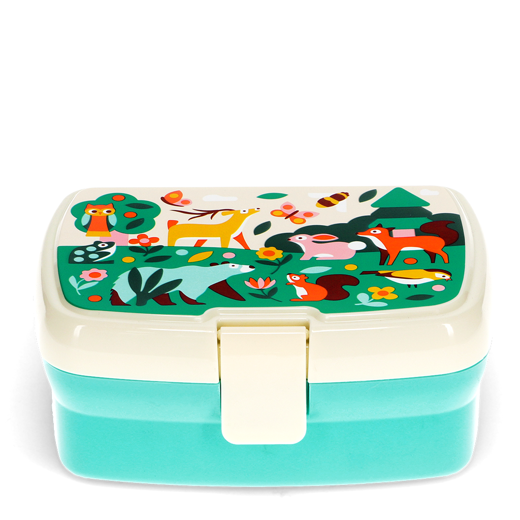 Lunch box with tray - Woodland | ﻿Rex London