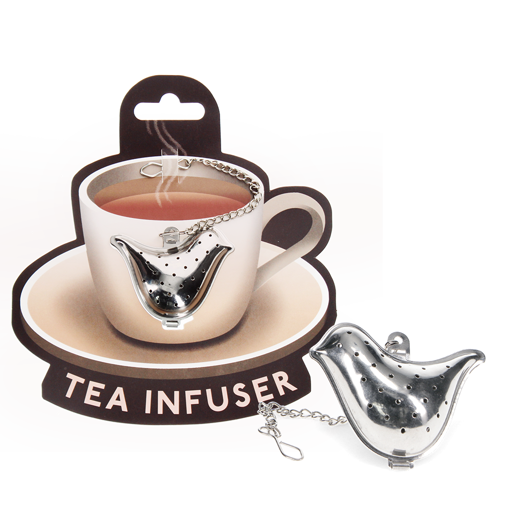 Stainless steel tea infuser - Bird | ﻿Rex London