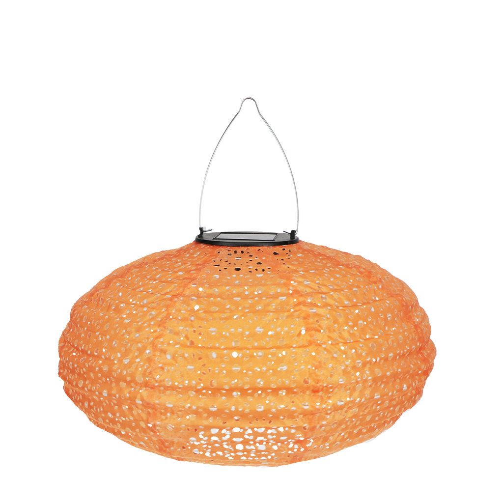 Outdoor solar UFO lantern - Orange | ﻿Rex London