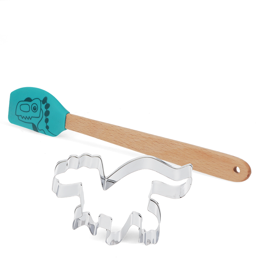 Cutter Spaclu Cookie cutter & mini spatula - Baby Dinos | Rex London