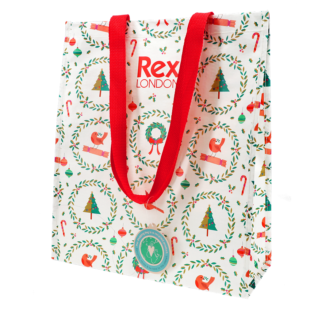 Recycled shopping bag - Classic Christmas | ﻿Rex London