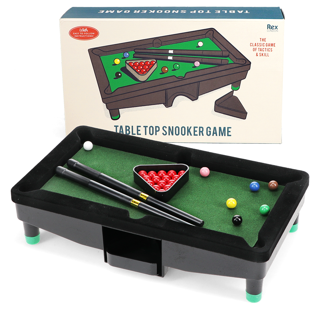 Mini tabletop snooker game set | Rex London