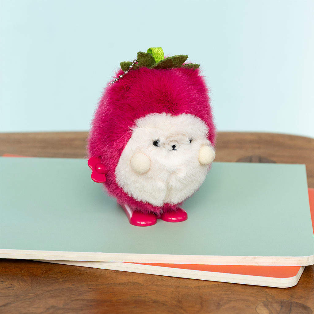 Fluffy wind-up toy - Pitaya (dragon fruit) | ﻿Rex London