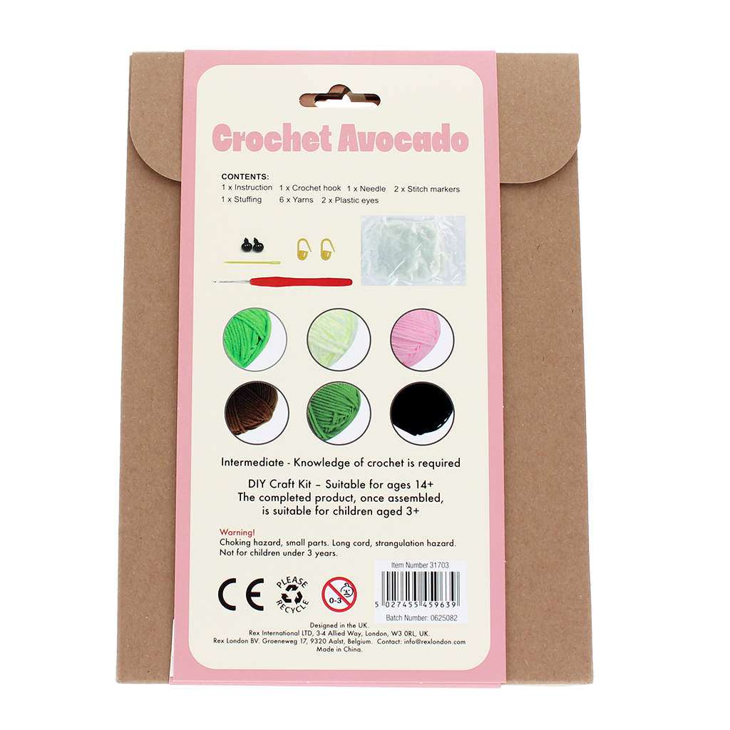 Crochet kit - Avocado | ﻿Rex London