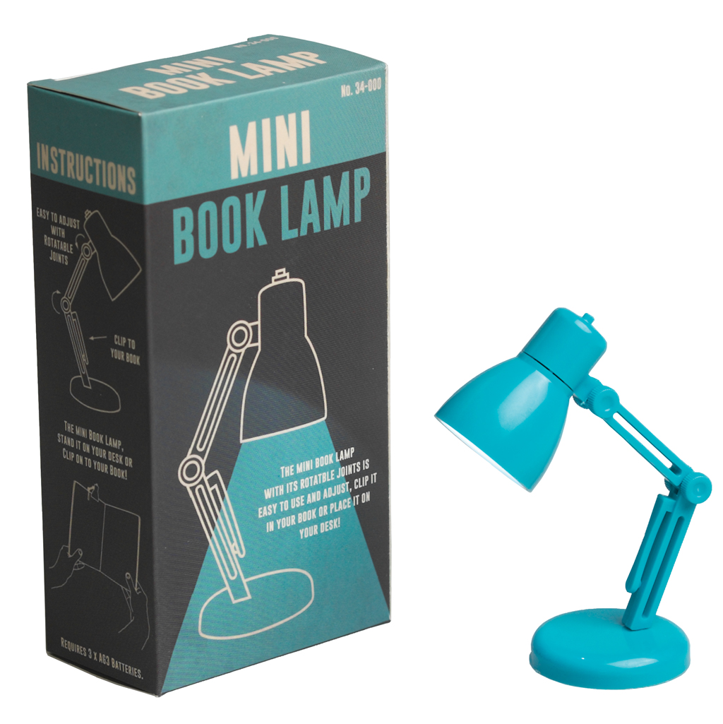 MINI READING BOOK LAMP TURQUOISE ﻿Rex London