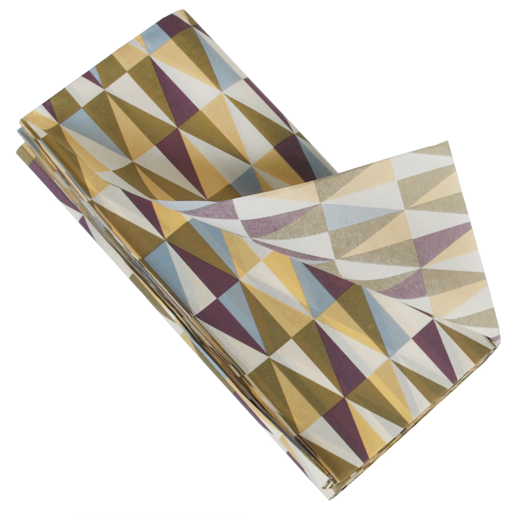 METRO GEOMETRIC TISSUE PAPER (10 SHEETS) | ﻿Rex London