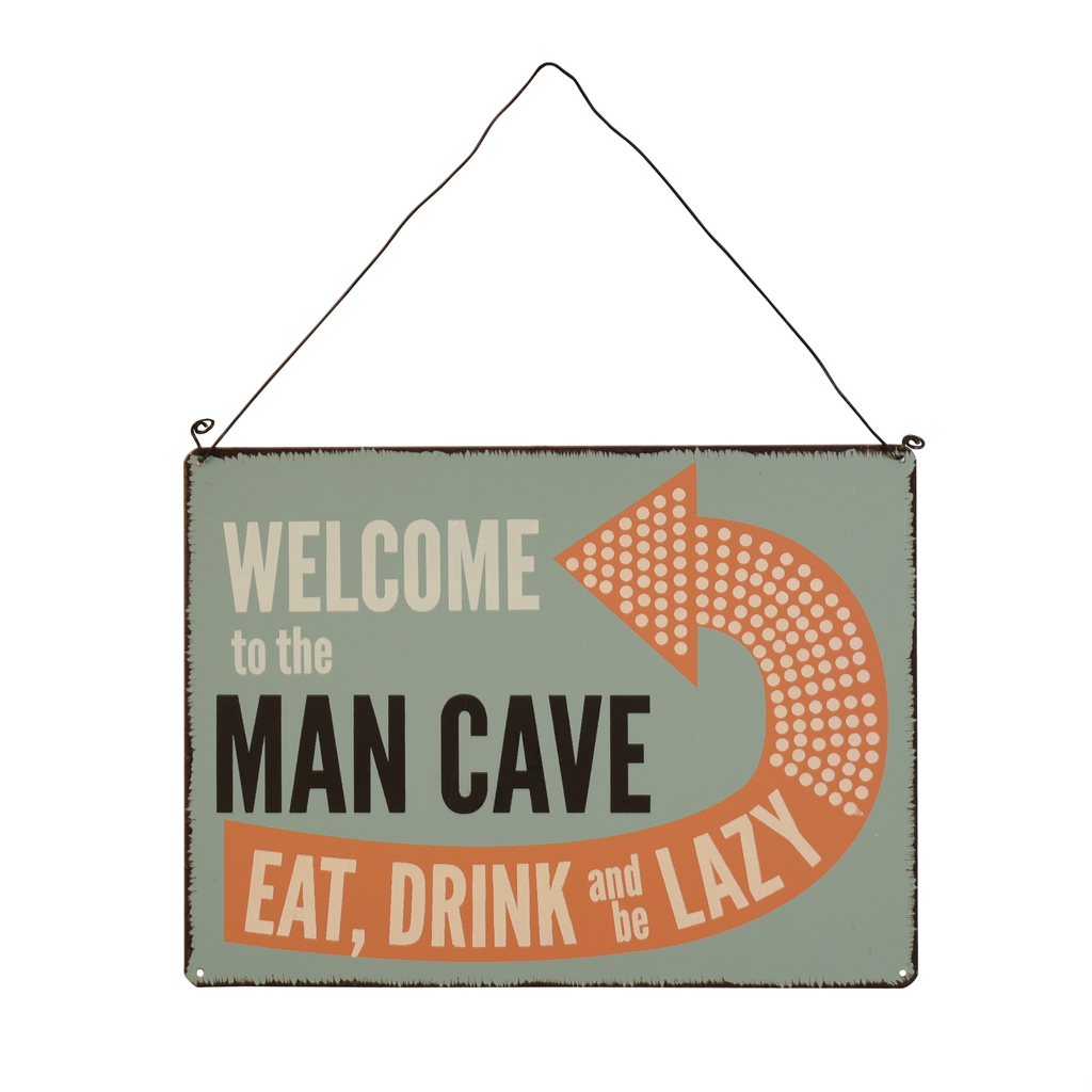 WELCOME TO THE MAN CAVE SIGN | ﻿Rex London