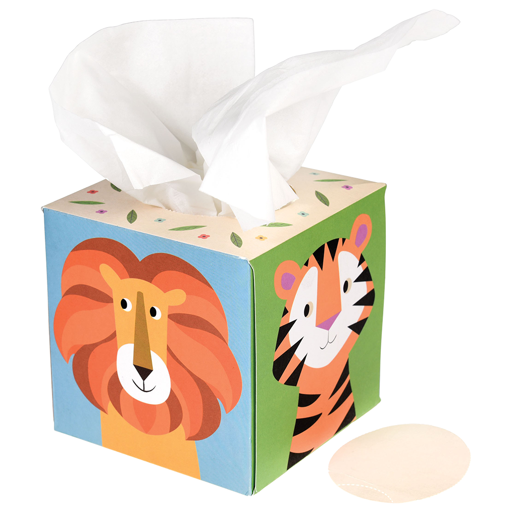 COLOURFUL CREATURES BOXED TISSUES | ﻿Rex London