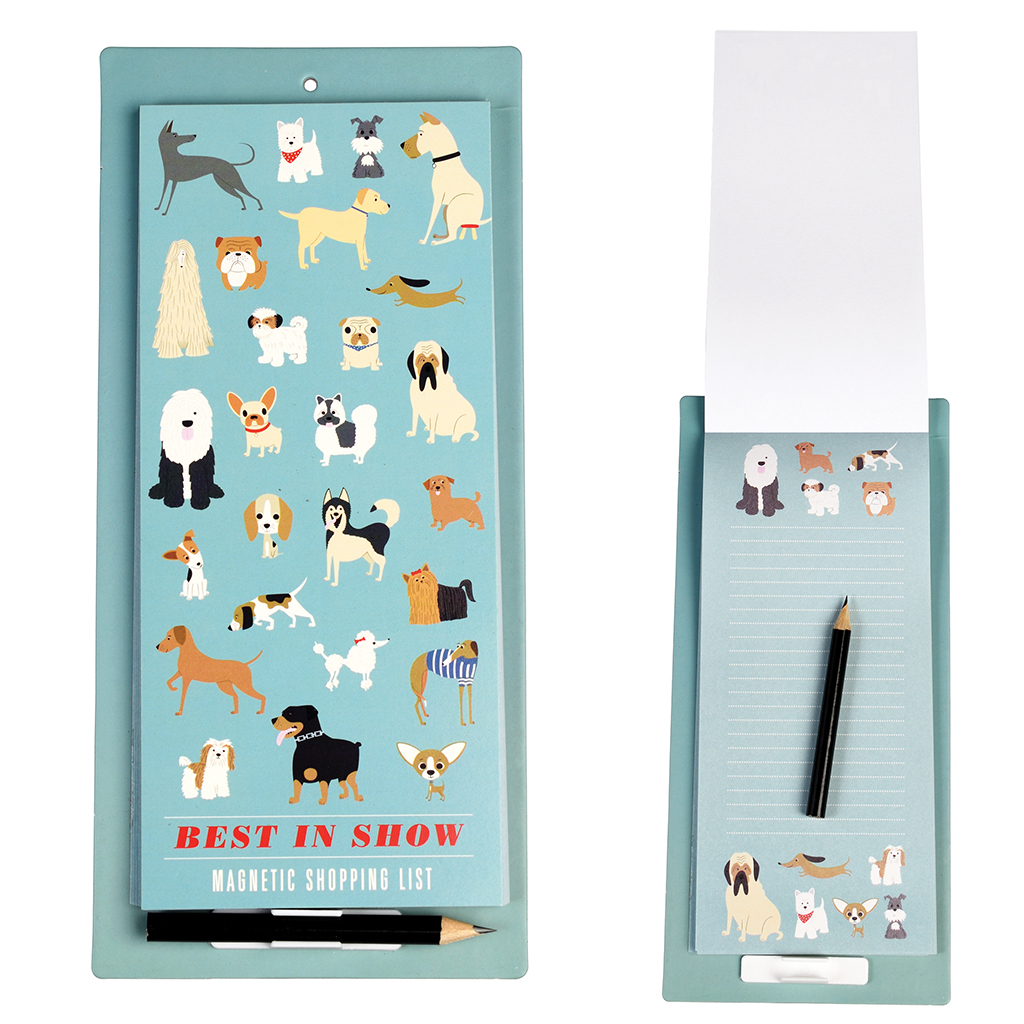 Magnetic shopping list - Best in Show | Rex London