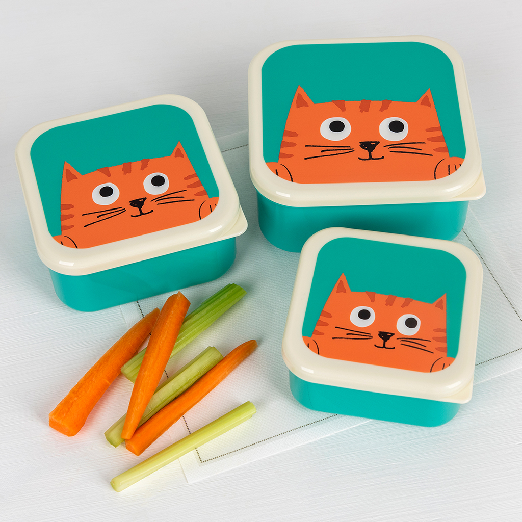 Snack boxes (set of 3) - Chester the Cat | Rex London