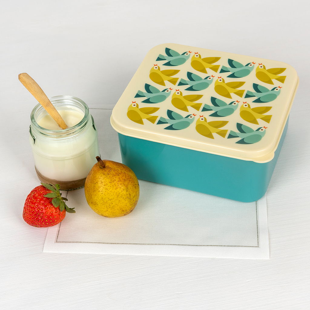 Sandwich lunch box - Love Birds | Rex London