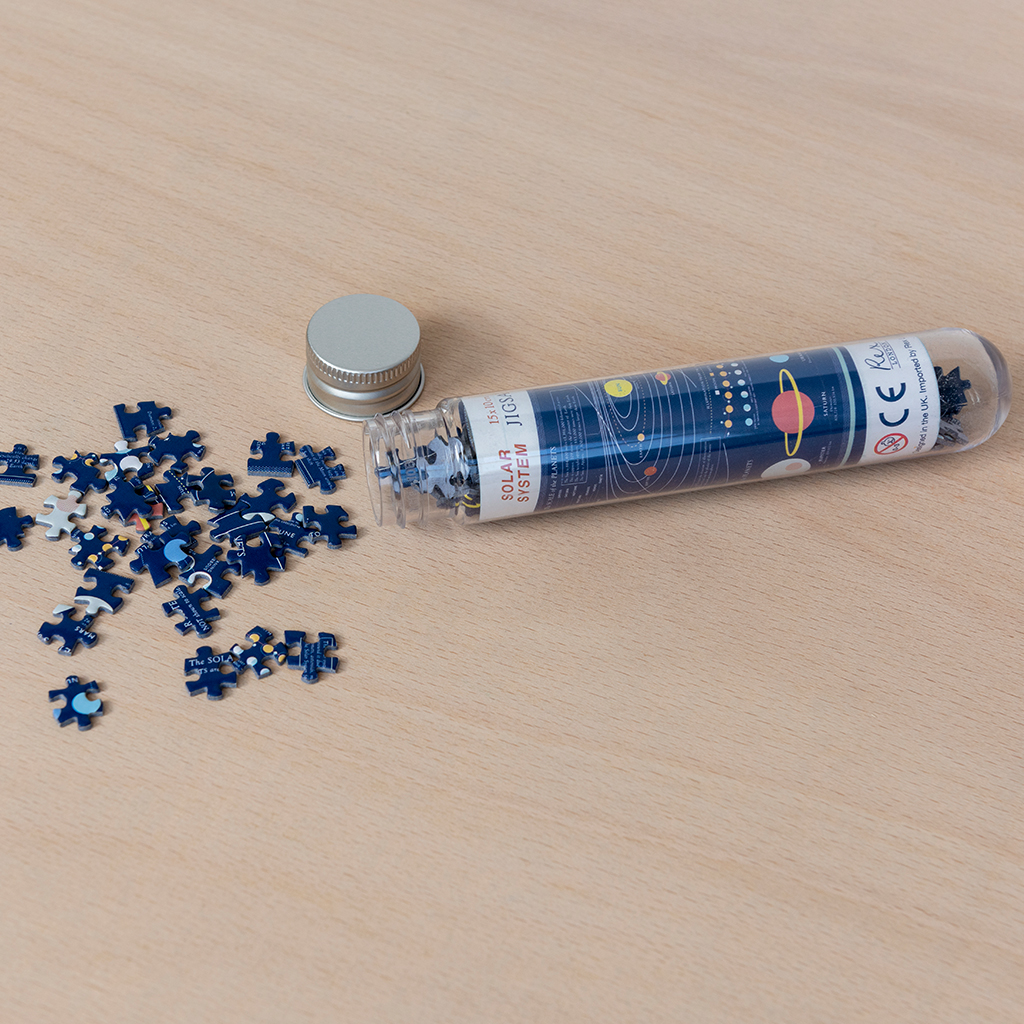 Mini puzzle in a tube (150 pieces) - Space Age | Rex London