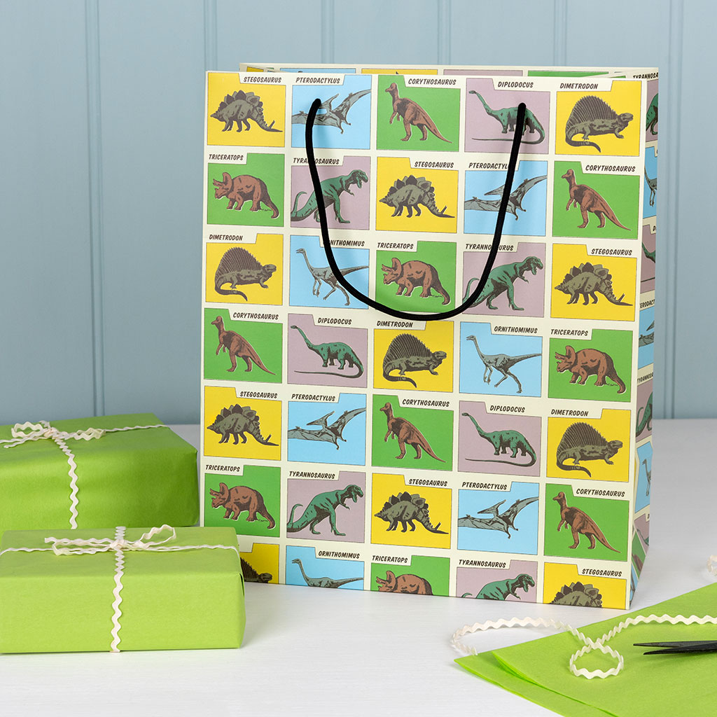 Large gift bag - Prehistoric Land | Rex London