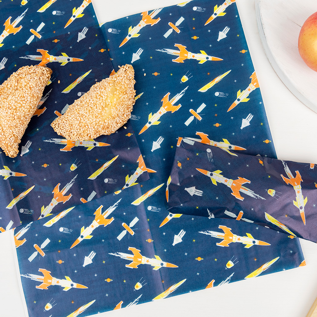 30 sheets greaseproof paper - Space Age | Rex London