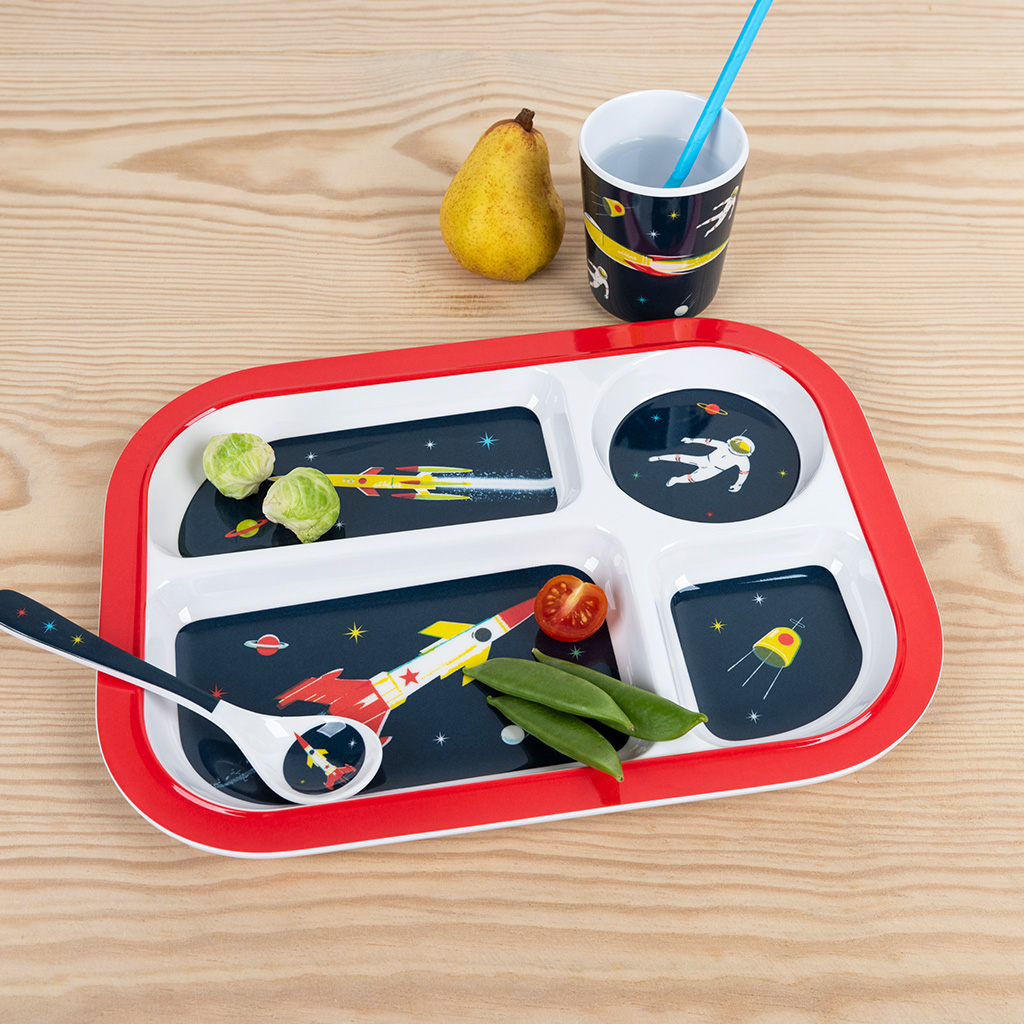Melamine food tray - Space Age | Rex London