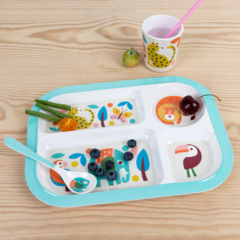 Melamine food tray - Wild Wonders | Rex London
